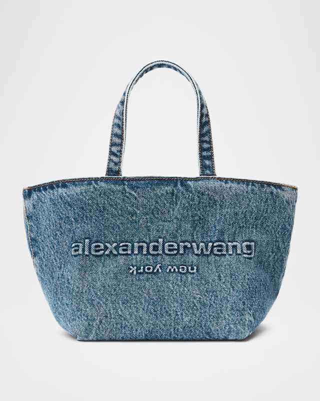 Punch Small Denim Tote Bag